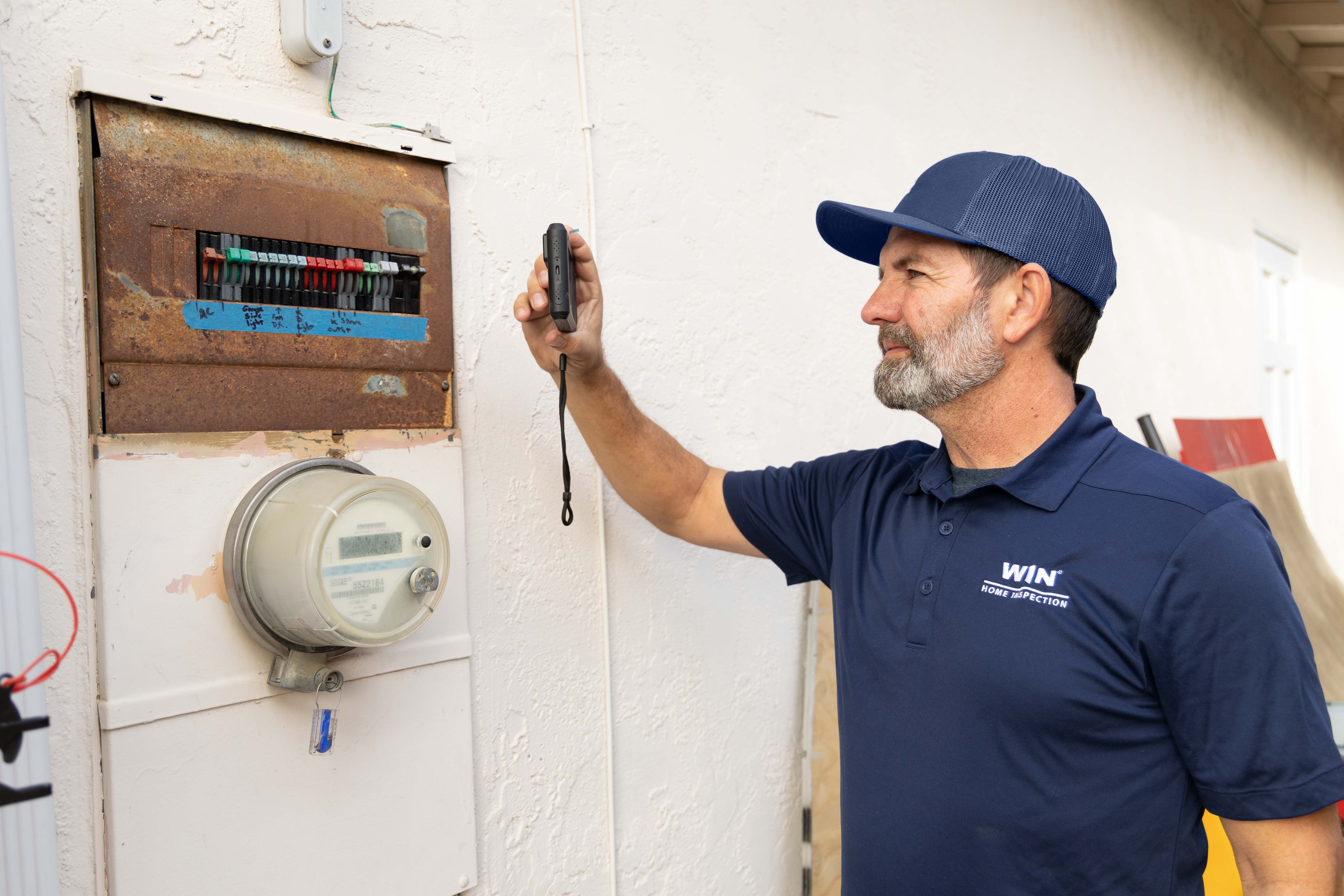 WIN Home Inspector identifying health & safety issues in a house